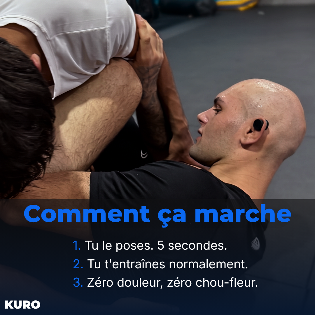 Kit Anti Chou-Fleur JJB/MMA | Aimants Compression Kuro