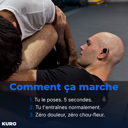 Kit Anti Chou-Fleur JJB/MMA | Aimants Compression Kuro